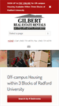 Mobile Screenshot of gilbertrealestaterentals.com